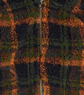 Baby Eneko checked fleece onesie | 1 + in the Family