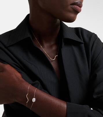 Bracciale in oro 14kt con diamanti | Mateo