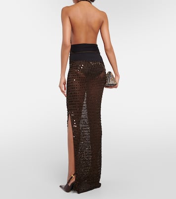 Maxikleid Enodia mit Pailletten | Aya Muse