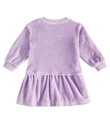 Bebé - vestido Medusa de terciopelo | Versace Kids