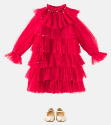 Abito Luminous in tulle con volant | Tutu Du Monde