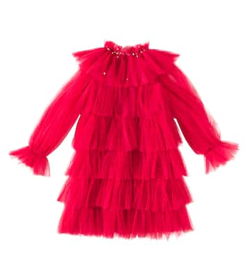 Abito Luminous in tulle con volant | Tutu Du Monde