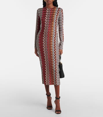 Midikleid aus Häkelstrick | Missoni