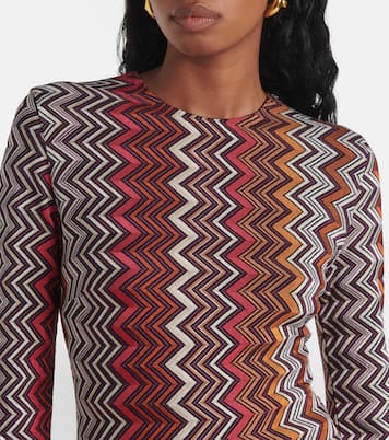 Midikleid aus Häkelstrick | Missoni