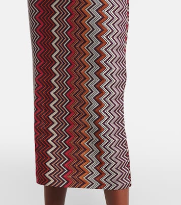 Midikleid aus Häkelstrick | Missoni