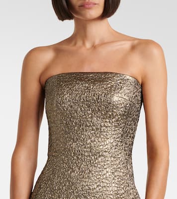 Abito lungo Laelia in jacquard | Emilia Wickstead