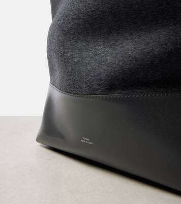 Cabas en laine et cuir | Toteme