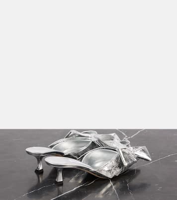 Mules Staz 50 aus Metallic-Leder | Jimmy Choo