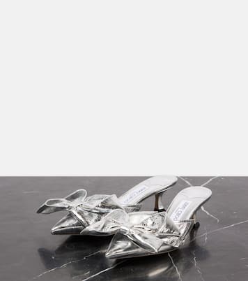 Mules Staz 50 aus Metallic-Leder | Jimmy Choo