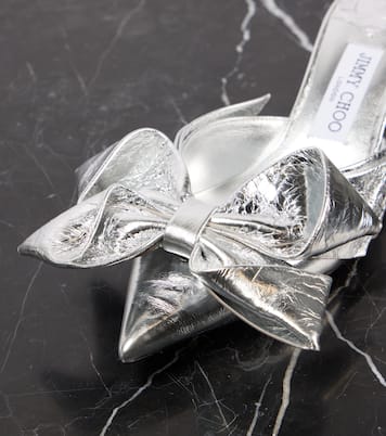 Mules Staz 50 aus Metallic-Leder | Jimmy Choo