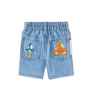 Baby embroidered denim shorts | Stella McCartney Kids