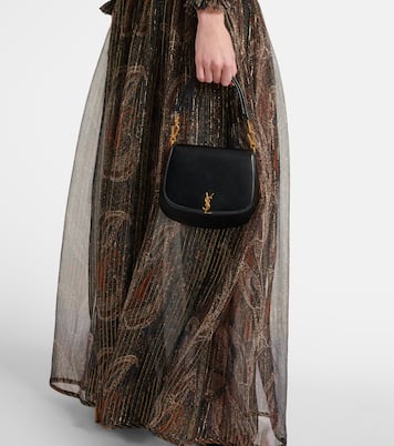Paisley silk-blend crepon maxi dress | Saint Laurent