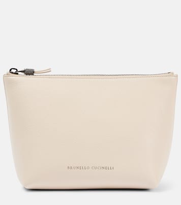 Small leather clutch | Brunello Cucinelli