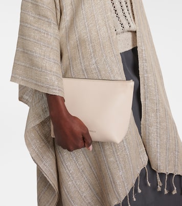 Small leather clutch | Brunello Cucinelli