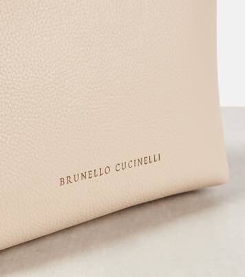 Small leather clutch | Brunello Cucinelli