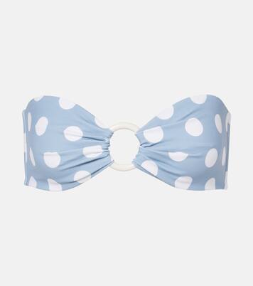 Haut de bikini bandeau Coronada à pois | Marysia