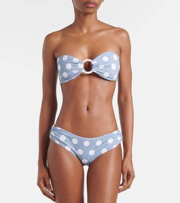 Haut de bikini bandeau Coronada à pois | Marysia