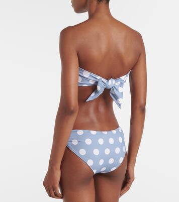 Haut de bikini bandeau Coronada à pois | Marysia