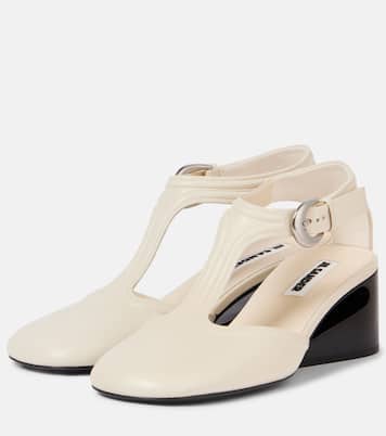 Leather Mary Jane pumps | Jil Sander