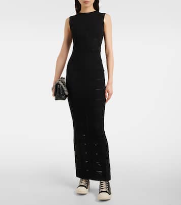 Abito lungo in jersey | Rick Owens