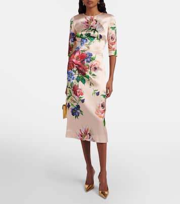 Midikleid aus Satin | Dolce&Gabbana