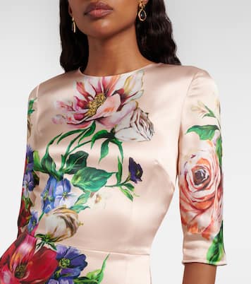 Midikleid aus Satin | Dolce&Gabbana