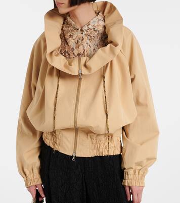 Cotton poplin bomber jacket | Dries Van Noten