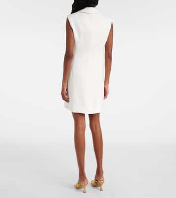 فستان قصير من الكتّان المخلوط Fairfax | Veronica Beard