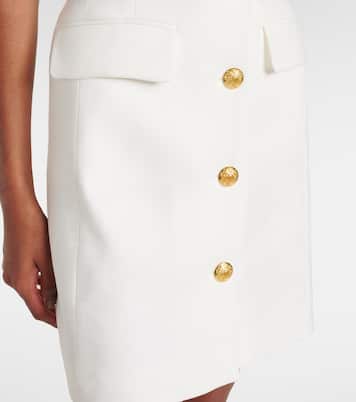 فستان قصير من الكتّان المخلوط Fairfax | Veronica Beard