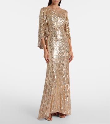 Vestido de fiesta Ines con lentejuelas | Jenny Packham