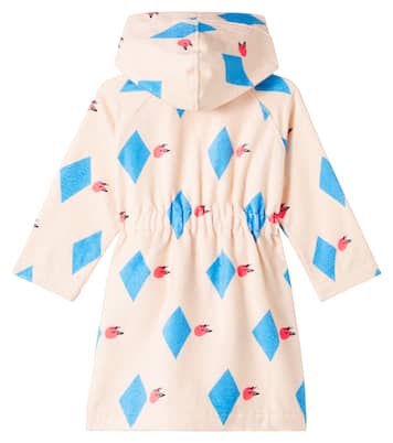 Diamond Bird printed terry robe | Jellymallow