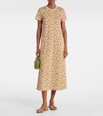 Sporty Swing cotton midi dress | La DoubleJ