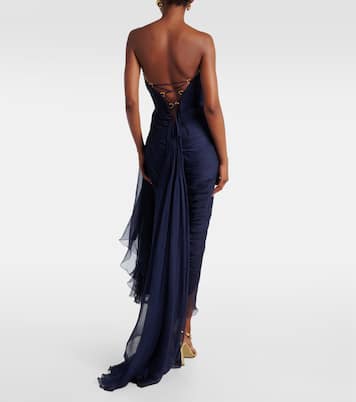 Robe longue Heidi en soie | Maria Lucia Hohan