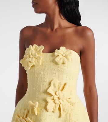 Robe bustier Rosario en tweed | Leo Lin