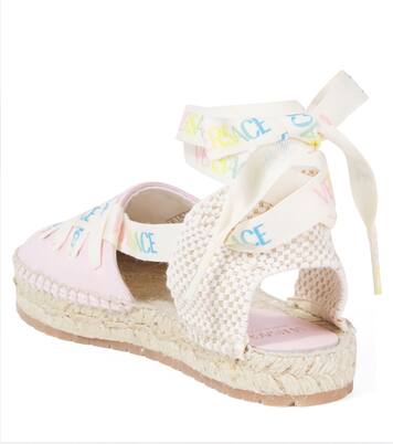 Logo canvas espadrilles | Versace Kids