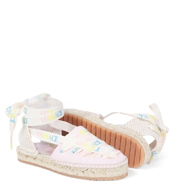 Logo canvas espadrilles | Versace Kids