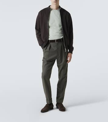 코튼 크루넥 스웨터 | Loro Piana