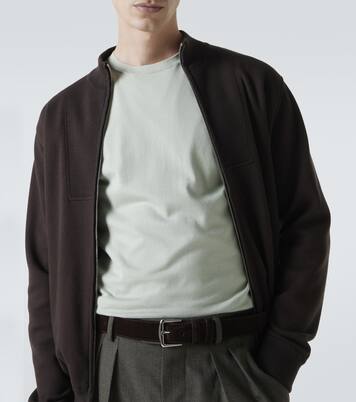 코튼 크루넥 스웨터 | Loro Piana