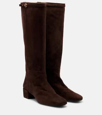 Suede knee-high boots | Tod's