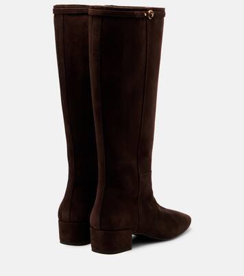 Suede knee-high boots | Tod's