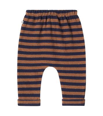 Baby Uriel striped cotton-blend sweatpants | 1 + in the Family