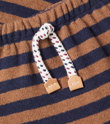 Baby Uriel striped cotton-blend sweatpants | 1 + in the Family