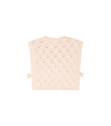 Yuliya open-knit floral top | Louise Misha