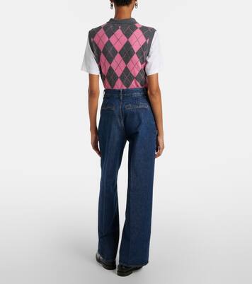 High-Rise Wide-Leg Jeans | Frame