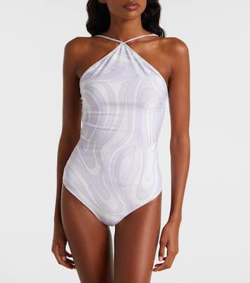 Bañador Marmo con cuello halter  | Pucci