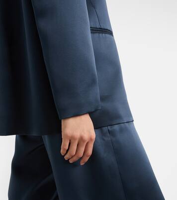 Blazer oversize in seta | The Sei