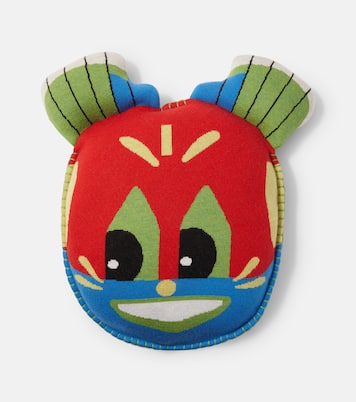 X Louis Wain Kissen Knight Cat aus Woll-Jacquard | Loewe