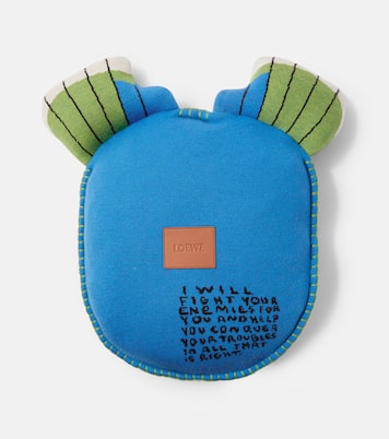 X Louis Wain Kissen Knight Cat aus Woll-Jacquard | Loewe