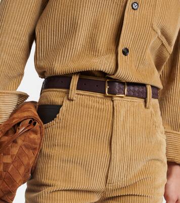 Reverso leather belt | Bottega Veneta