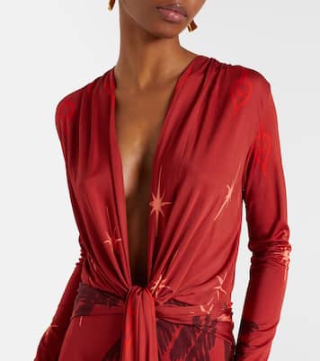 Robe longue imprimée | Johanna Ortiz